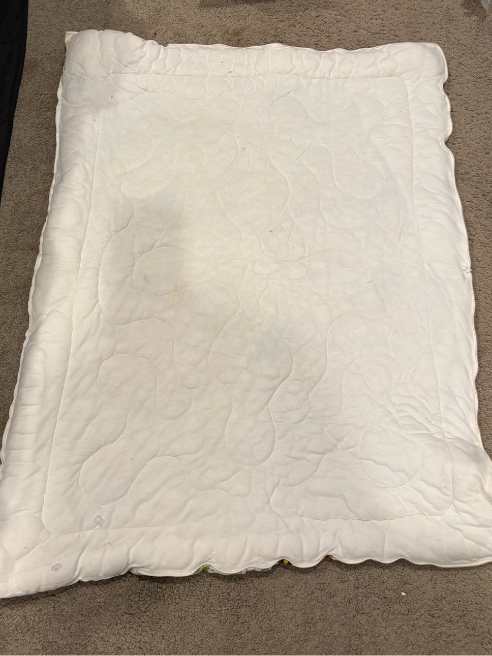 Vintage 1970’s Winnie the Pooh Disney Quilted Baby Blanket w/side Zipper - Picture 10 of 14